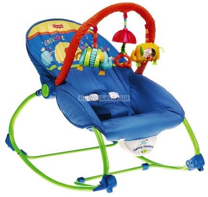 Детское кресло-качеля Fisher Price Слоненок (Baby Gear) (m7930)