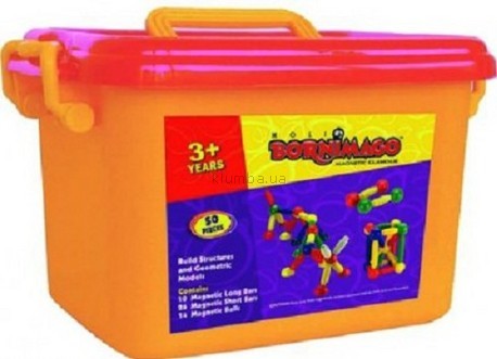 Детская игрушка Bornimago Магнитный конструктор (50 деталей)