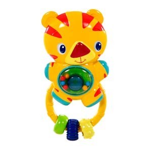 Детская игрушка Bright Starts Погремушка Тигр со звуком и светом