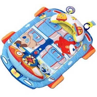 Детская игрушка Bright Starts Tummy Cruiser (Машинка, розовая или голубая)
