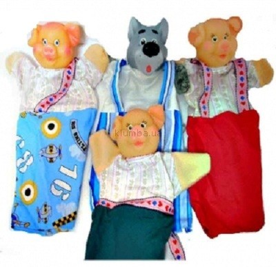 Детская игрушка ЧудиСам Набор для кукольного театра Три поросенка