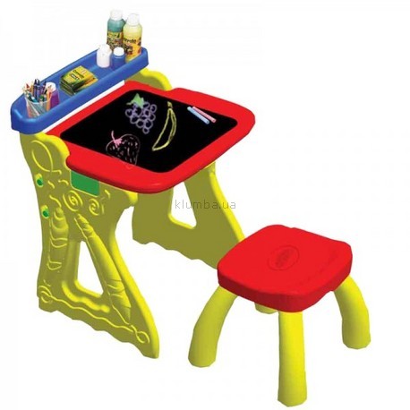 Детская игрушка Crayola Парта со стульчиком и настольным мольбертом