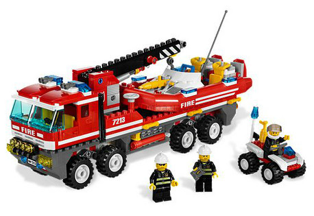 Детская игрушка Lego City Пожарный автомобиль и катер (7213)