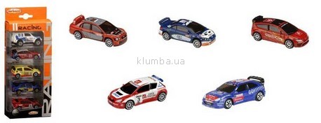 Детская игрушка Majorette Набор из 5 машинок Racing