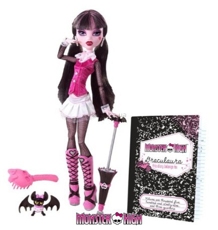 Детская игрушка Mattel Дракулаура, Базовые куклы Monster High 