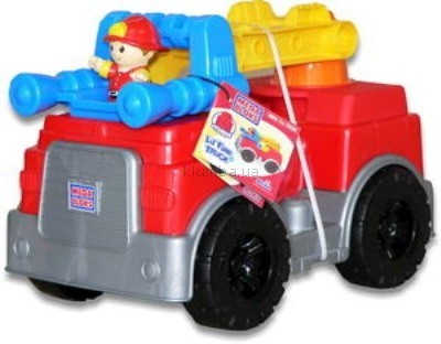 Детская игрушка MEGA Bloks Техника с конструктором Пожарная машина