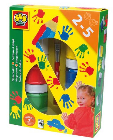 Детская игрушка Ses Набор гуаши Рисуем пальцами