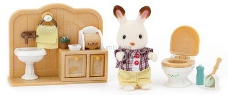 Детская игрушка Sylvanian Families Братик и туалетная комната