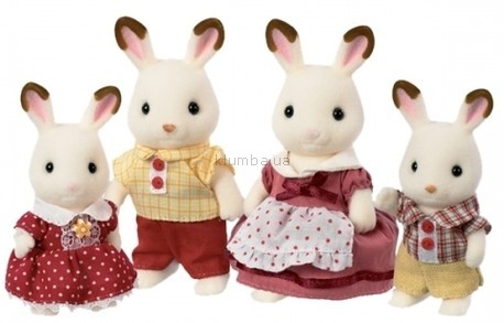 Детская игрушка Sylvanian Families Семья шоколадных кроликов