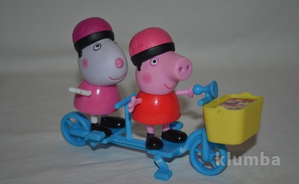 Наборы фигурок свинка пеппа и друзья peppa pig велосипедная прогулка фото №1