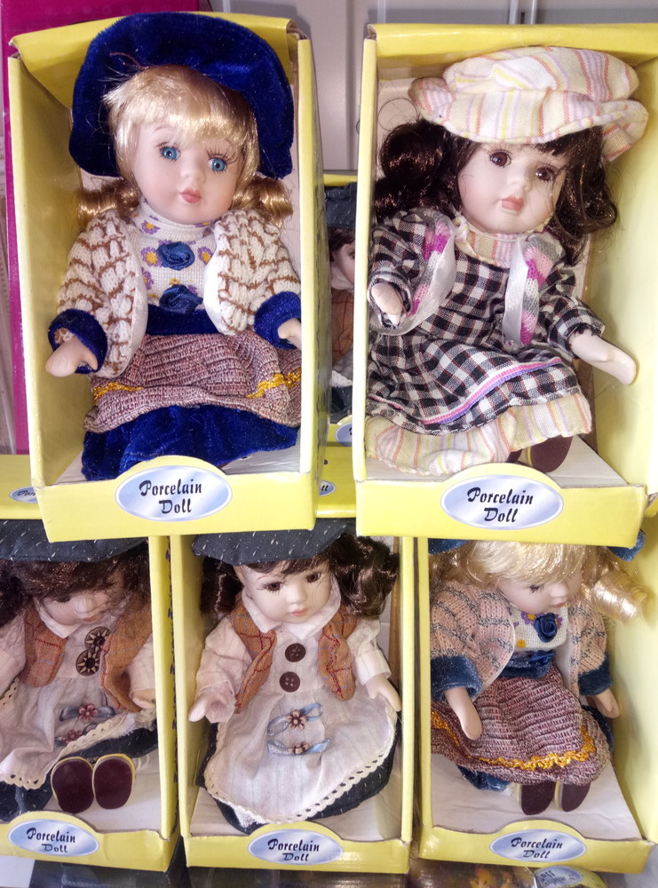 Коллекционные фарфоровые  куклы 20см на выбор всего 200гр фото №1