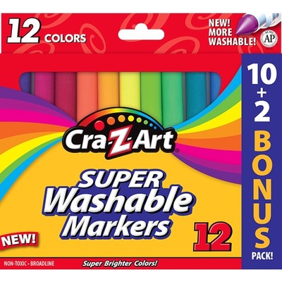 Cra-z-Art Супер cмываемые маркеры 12 шт. 