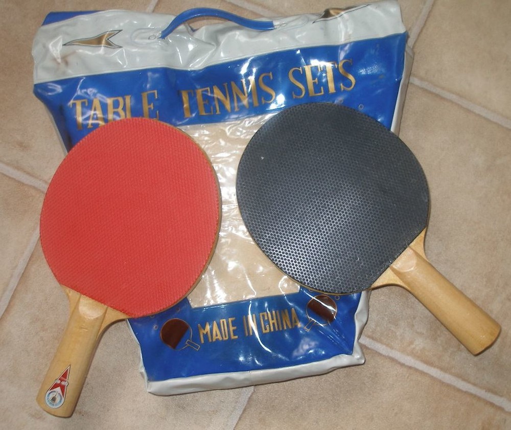 Стороны ракетки для настольного тенниса