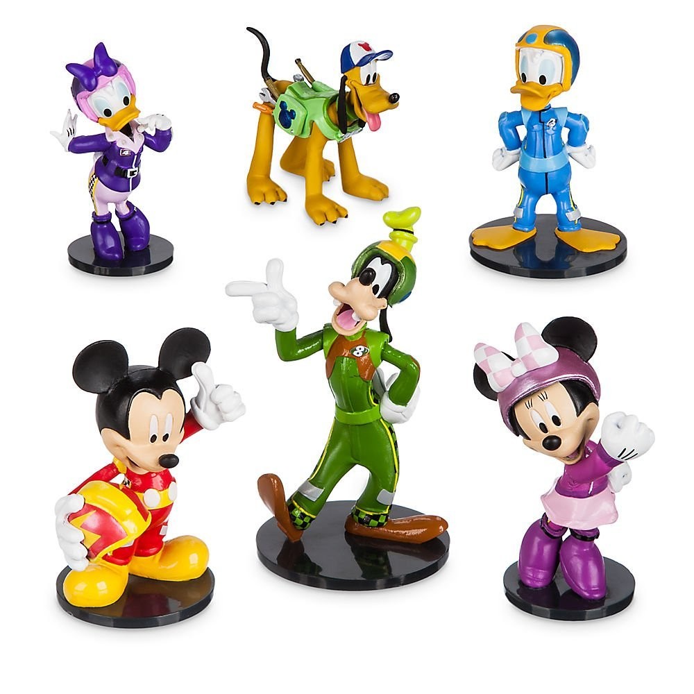 Disney store набор фигурок микки маус и друзья mickey the roadster racers figurine playset фото №1