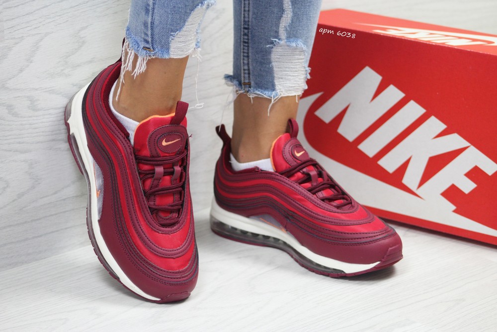 Nike 97 rouge femme hotsell