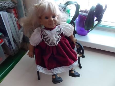 Характерная кукла "облизуха" 40см.германия фото №1