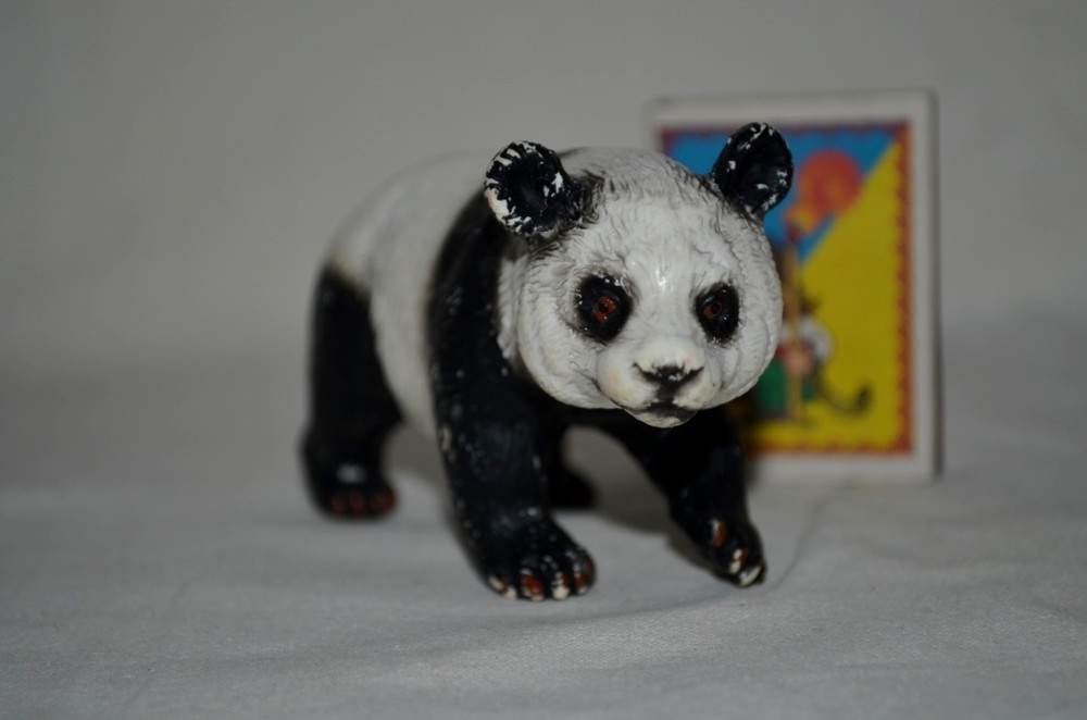 Фирменная фигурка животного панда шляйх schleich германия оригинал фото №1