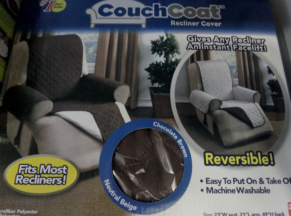 Двустороннее покрывало для кресла couch coat