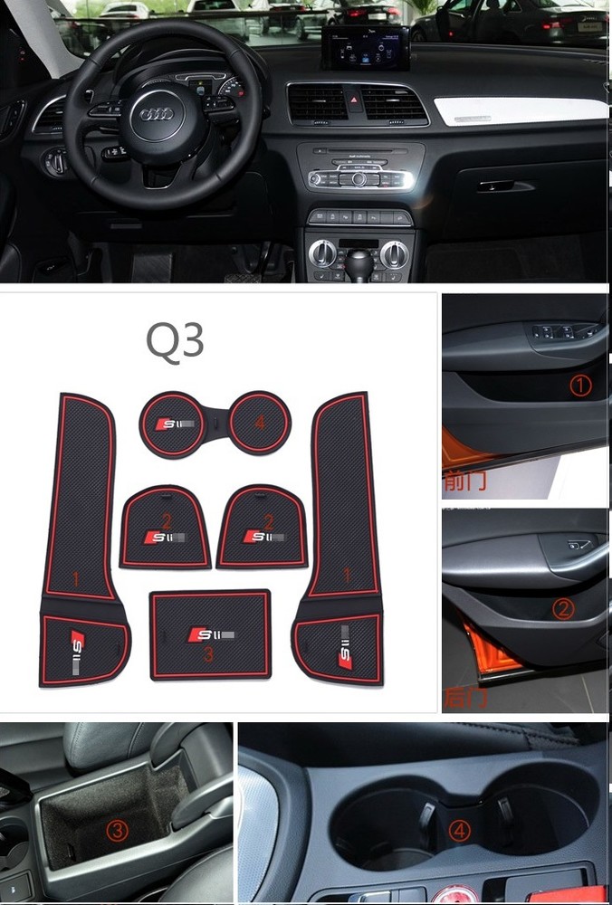 Audi q3 ауди q3 коврики для ниш и карманов фото №1