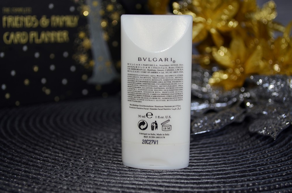 Bvlgari nourishing face discount emulsion