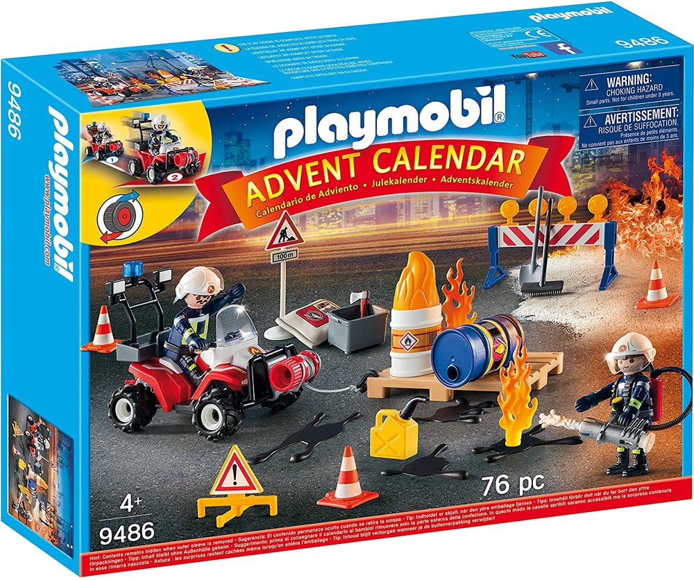 Playmobil конструктор адвент календарь 9486 advent calendar construction sfire rescue фото №1