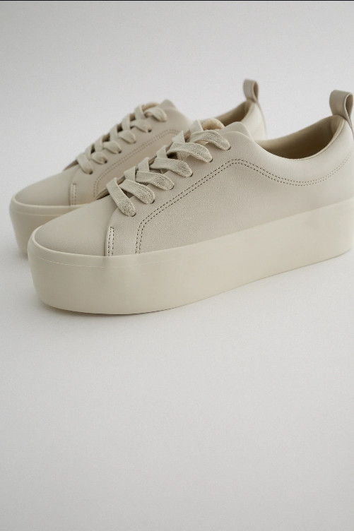 Sneakers platform zara on sale