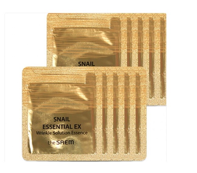 The saem snail essential ex wrinkle solution essence эссенция с улиткой фото №1