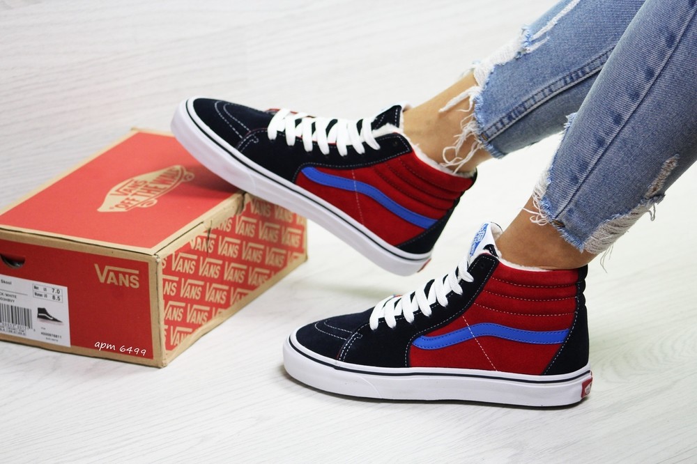 Ботинки зимние vans. 36,37,38,39,40 размер, спортивные, унисекс, 6 цветов фото №1