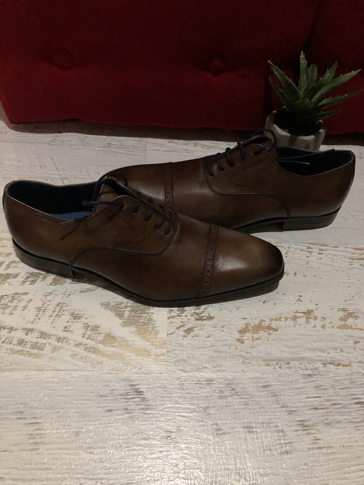 Мужские туфли из натуральной кожи кожаные san marina р. 42 фото №1