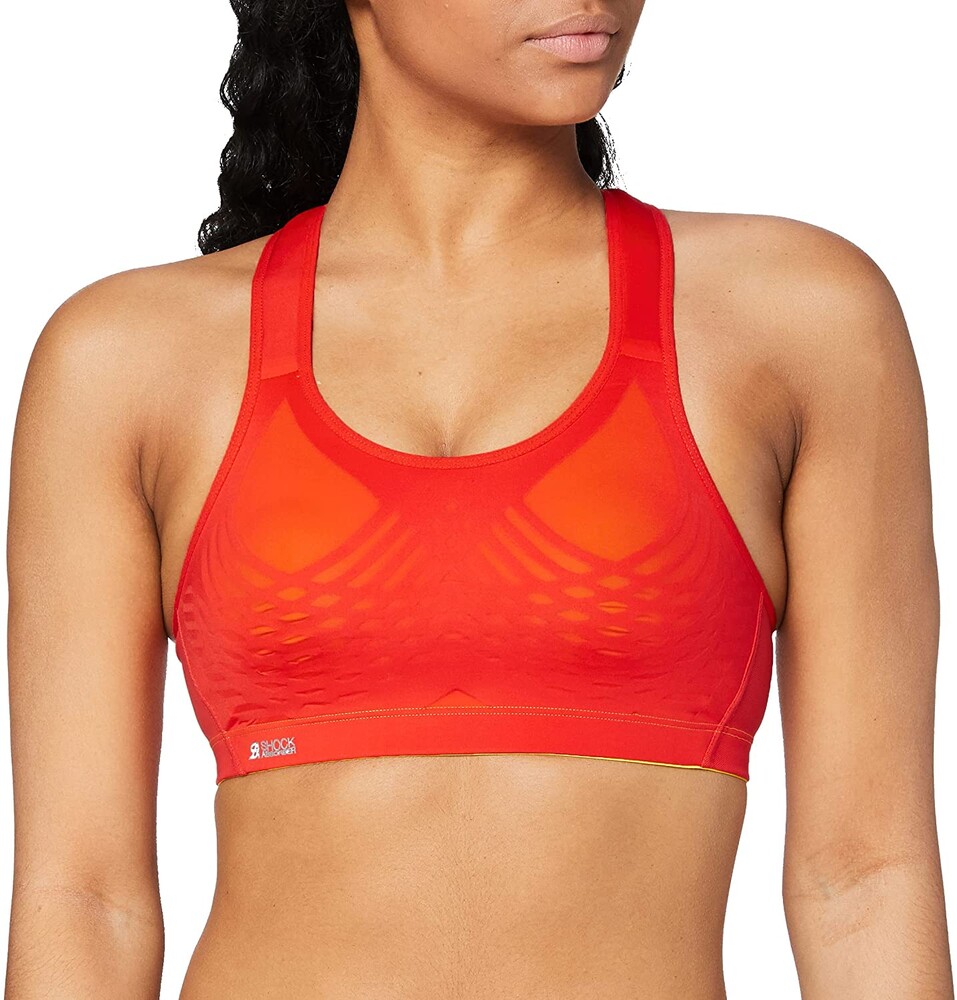 34c 75с,shock absorber ultimate fly bra s02y3,коралловый спортивный бюстгальтер фото №1