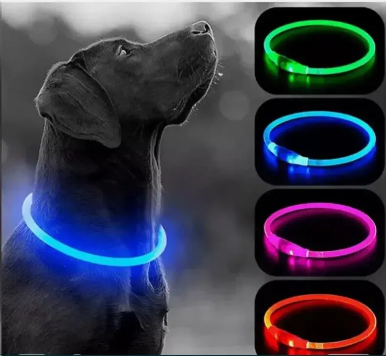 Нашийник світлодіодний для собак нашийник для тварин, що світиться фото №1
