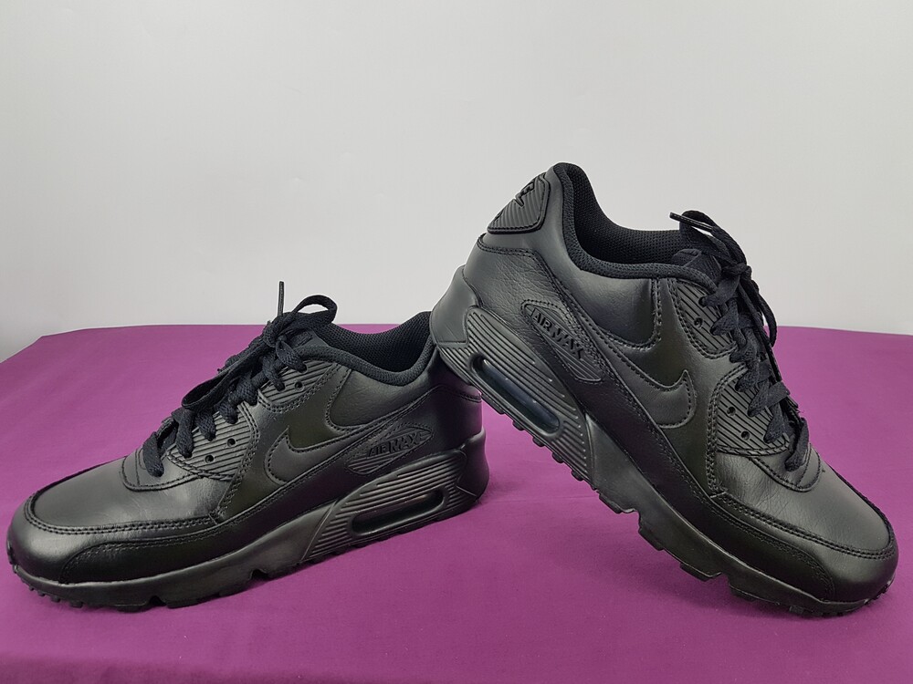 Кожаные кроссовки nike air max 90 ltr gs eur-38,5 стелька 25 см на стопу 24  см, оригинал, цена 1350 грн - купить Спортивная обувь новые - Клумба