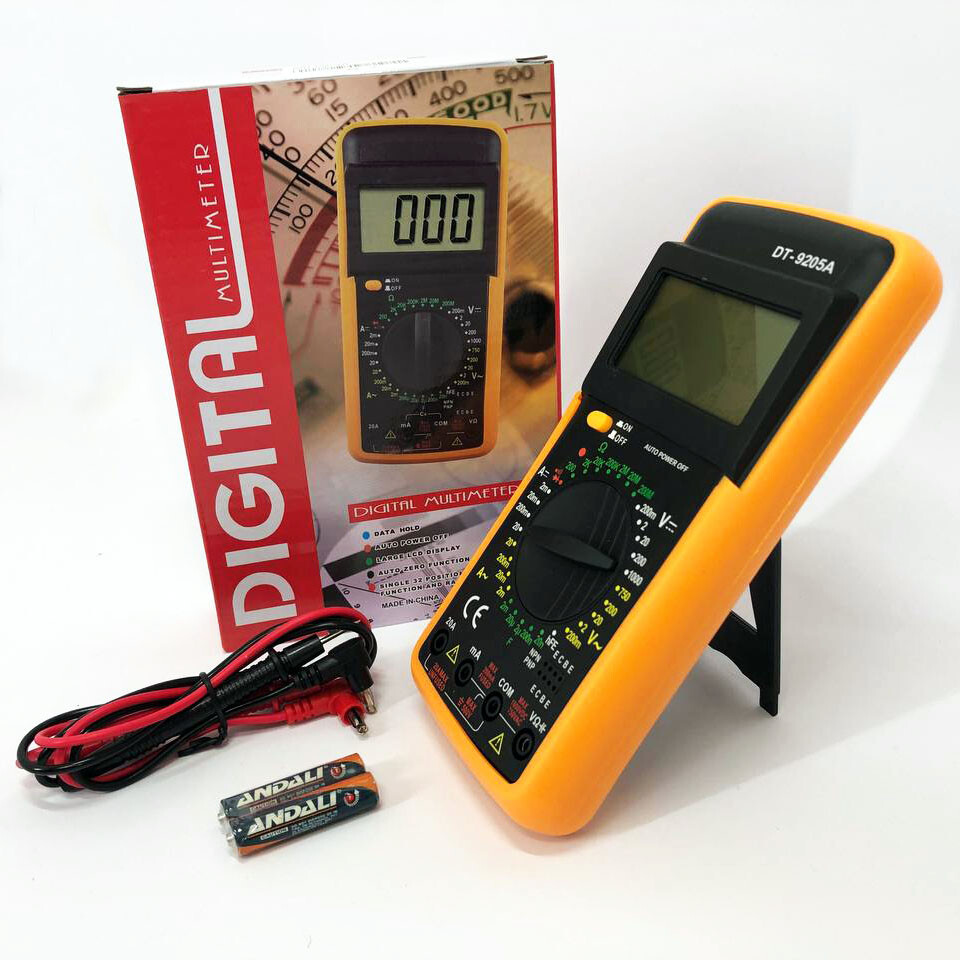 Мультиметр цифровой тестер digital multimeter dт9205асо звуком, для  автомобиля, хороший мультиметр, цена 449 грн - купить Инструменты новые -  Клумба