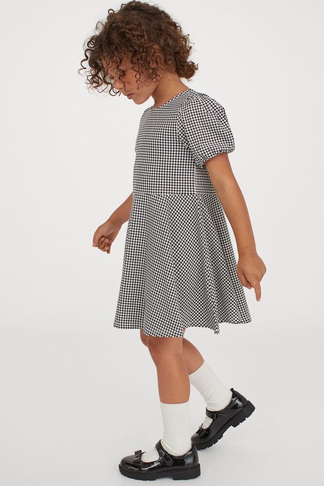 Платье сукня h&m девочке 6-7 лет 122-128см школа гусиная лапка фото №1