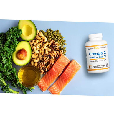 100 капсул омега 3 риб'ячий жир сша преміум 180 мг епк/120 мг ДГК California Gold Nutrition 00952