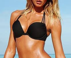 верх от купальника раздельного бюст чашка 75 В 34 В 70 С черный на косточках пуш ап под грудью 33-3