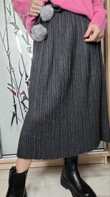 Юбка плиссе плотная