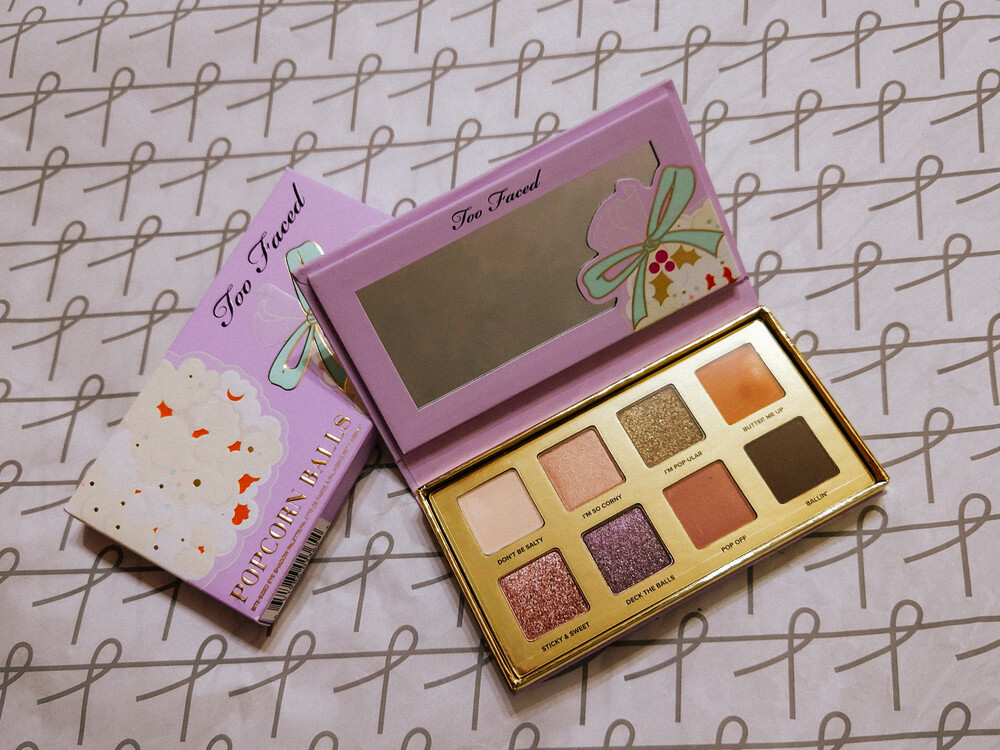 Палетка тіней too faced - popcorn balls eyeshadow palette, палетка теней too faced фото №1