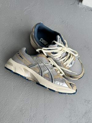 Женские Кроссовки Asics Gel-1130 silver beige 36-37-38-39-40-41