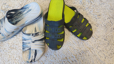 Пляжні гумові сланці шльопанці