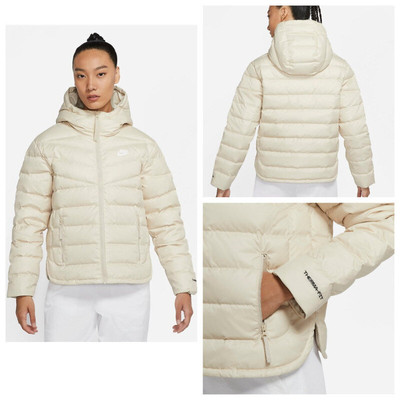 Nike женская куртка пуховик beige