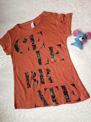 Дитяча футболка лоя дівчинки Сток Футбалка для девочки 4-5 років 4020