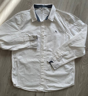 Рубашка H&M біла 152 р, вік 11-12 років