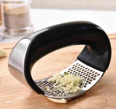 Прес для часнику з нержавіючої сталі .
