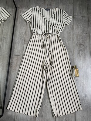 Розпродаж магазину! Класний комбінезон у смужку жата тканина