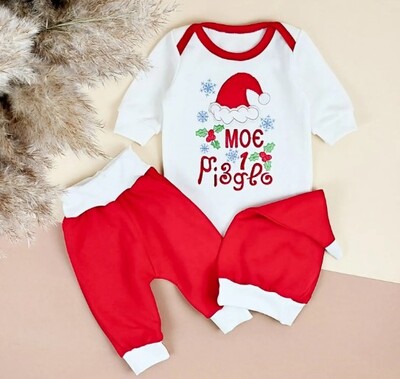 Комплект трійка Моє Перше Різдво 62-92 кольори