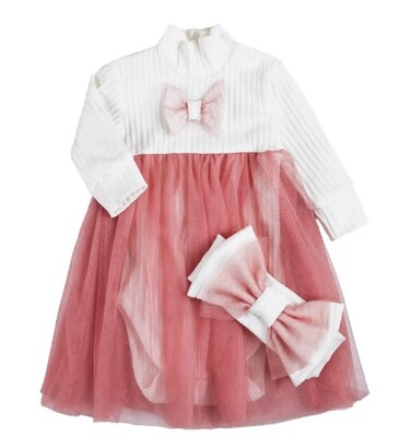 Боді ясельний з фатином 62-80 кольори