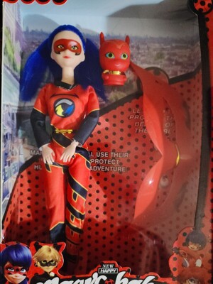 Лялька Леді Баг кішка з маскою 605А кукла с маской