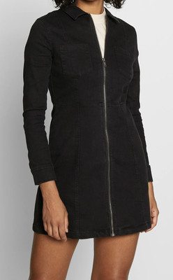 Noisy May джинсова сукня сорочка на блискавці