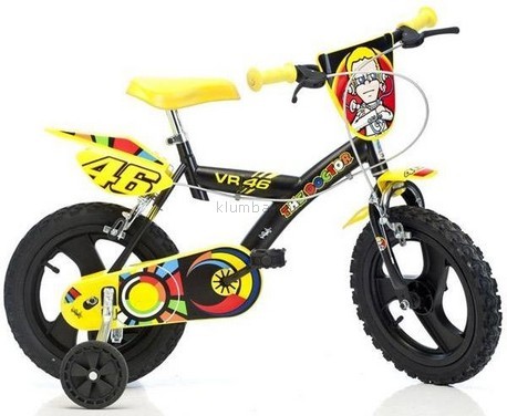 Детский велосипед Dino Bikes 123GLN2-VR 46, 12 дюймов